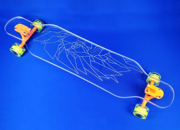Abstract Lion Longboard