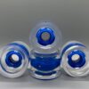 LED Longboard Wheels - Clear Blue