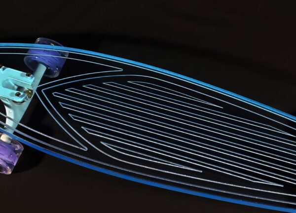 Clear Blue Longboards - Ghost Long Board