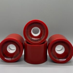 Longboard Wheels RED 70mm Crimson