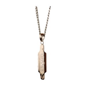 Silver Skate Deck Neck Chain