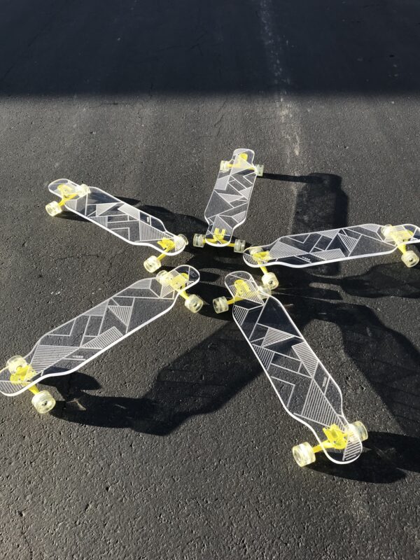 Custom Design - Ghost Long Board