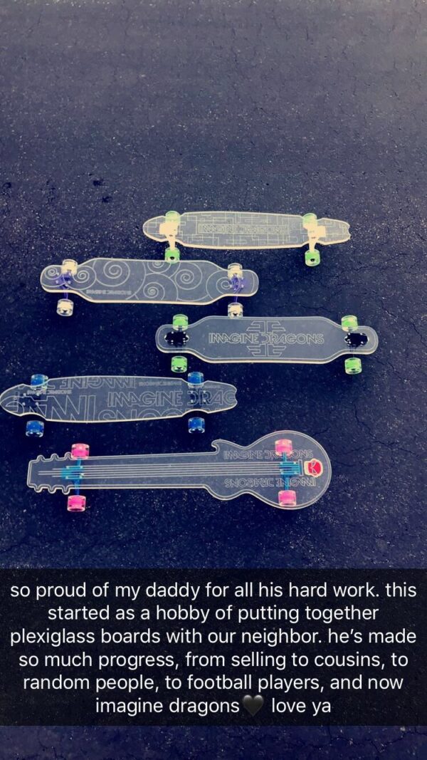 Custom Design - Ghost Long Board