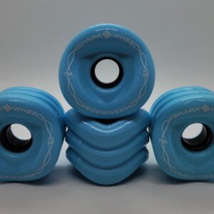 Shark Wheels Longboard Wheels 72mm, Ice Blue