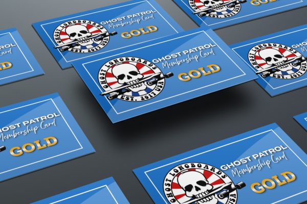 Ghost Patrol Membership Card - Ghost Long Board