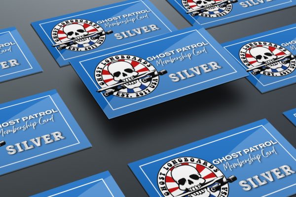 Ghost Patrol Membership Card - Ghost Long Board