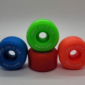 Mini Logo A-Cut Green Multi-Color Skateboard Wheels – 54mm 101a