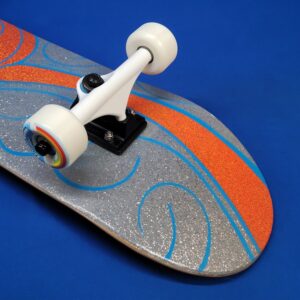 Orange Swirl Hand Painted Popsicle 7.75″