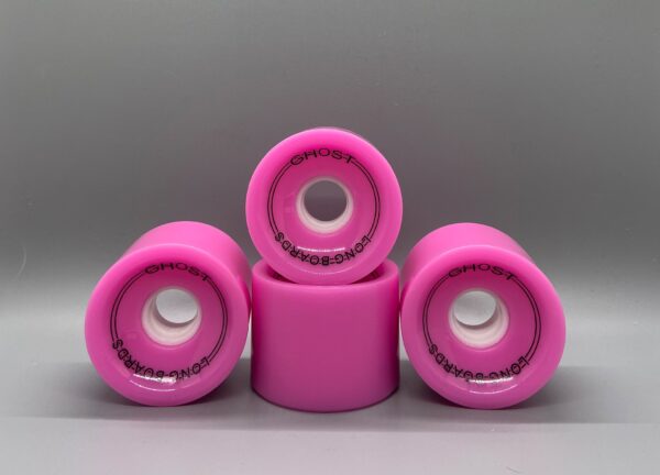Solid Electric Longboard Pink Wheels 70mm