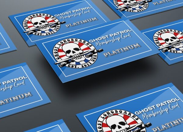 Ghost Patrol Membership Card - Ghost Long Board