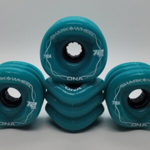 SharkWheels Longboard Wheel 72mm Turquoise