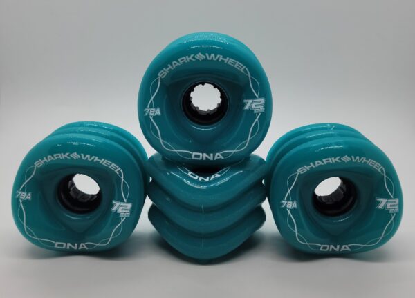 SharkWheels Longboard Wheel 72mm Turquoise