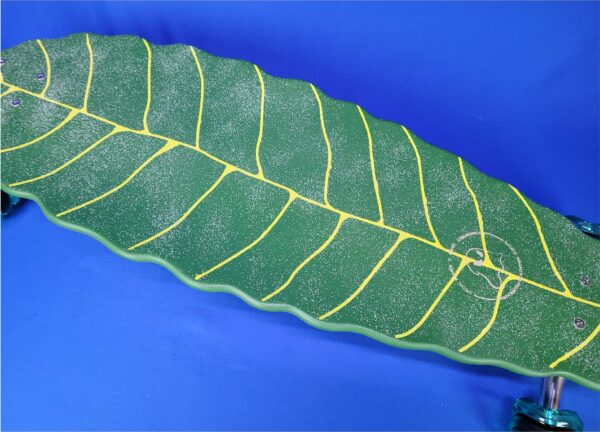 Custom skateboard / Longboard 2024 Leaf Green - Image 2