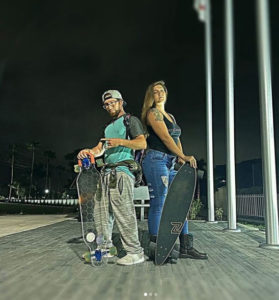 Longboard of Skateboard