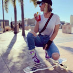 skater girl skateboard skate deck skateboards custom longboards