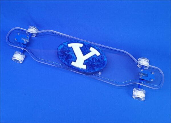 40" Platypus Brigham Young University (BYU), Resin Longboard