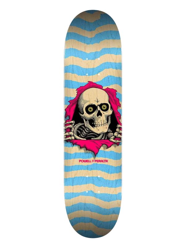 Powell Peralta Old School Ripper Deck 9.89" Natural - Blue - Black