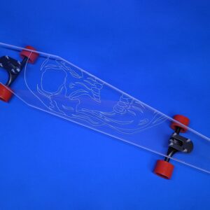 40″ Coffin Skull Rider Longboard