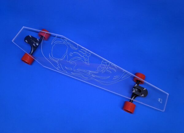 40" Coffin Skull Rider Longboard
