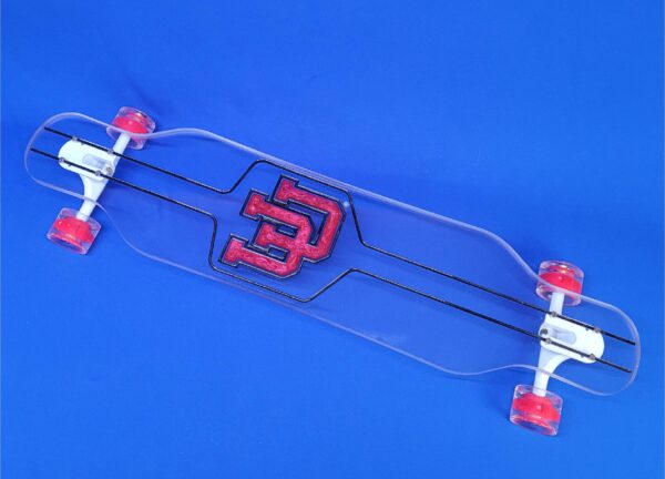 40" Platypus University of Utah, Resin Longboard
