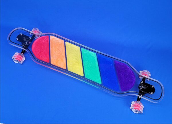 40" Platypus Pride Board, Resin Longboard