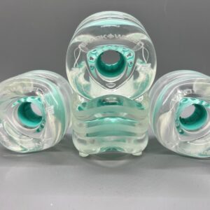 SharkWheels Longboard Wheel 72mm Clear Mint