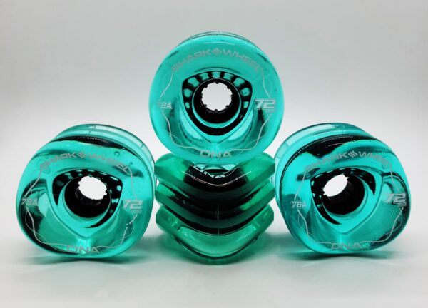 Shark Wheels 72mm, Emerald