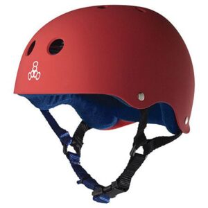 Triple 8 – Sweatsaver Skateboard Helmet – Red (M, L, XL)