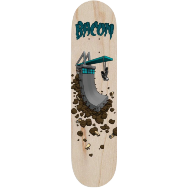 Bacon Diving Board Skateboard Deck 8.5