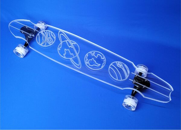 Interstellar board brings you space travel, from your very own longboard!
