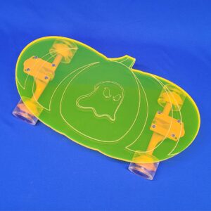 Pumpkin Ghost Penny Longboard skateboard