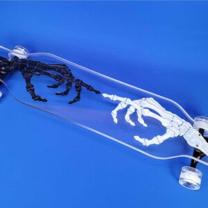 NEW – 40″ Platypus Resin Skeleton Hand Longboard