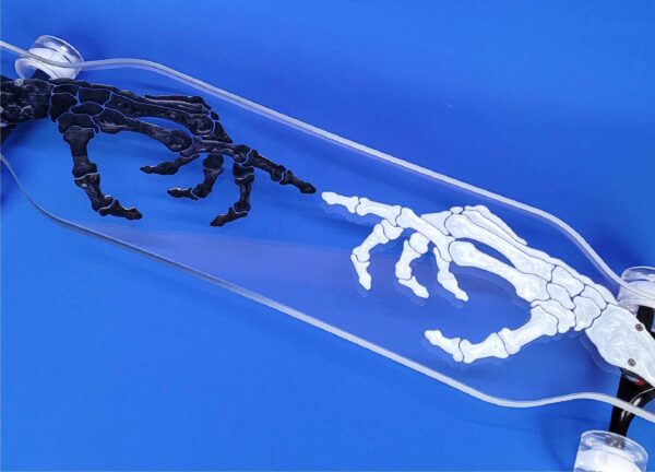NEW - 40" Platypus Resin Skeleton Hand Longboard - Image 2