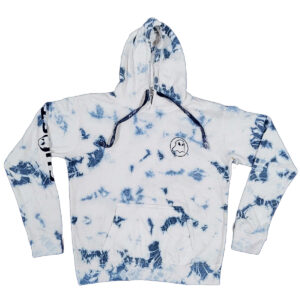 Blue Ghost Tie Dye Hoodie