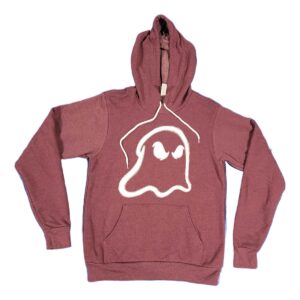 Red Ghost Spray Paint Hoodie