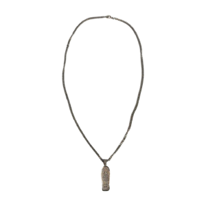 Silver Old School Skate Deck Necklace