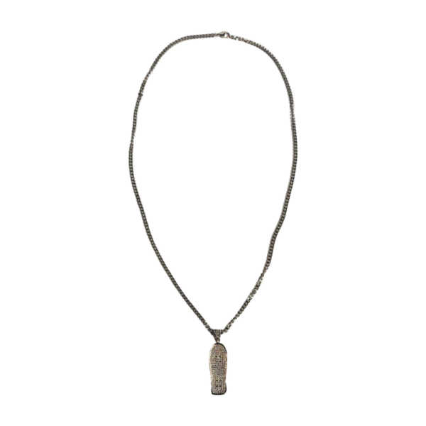Silver Old School Skate Deck Necklace - Image 3