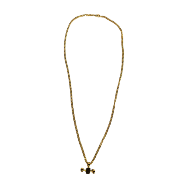 Gold Skate Truck Necklace - Image 3