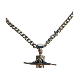 Silver Skate Truck Necklace