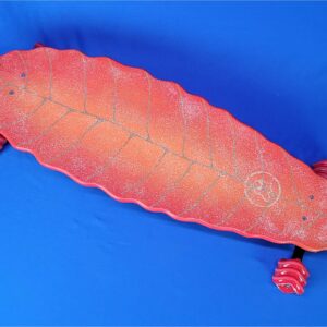 Custom Red Leaf skateboard longboard cruiser 2024