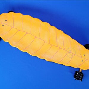 Ghost Boards Leaf Cruiser Fall Yellow Custom skate
