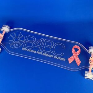 B4BC Resin Logo Longboard