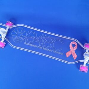 B4BC Logo Resin LED Longboard