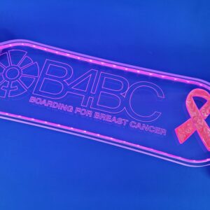B4BC Logo Resin LED Longboard