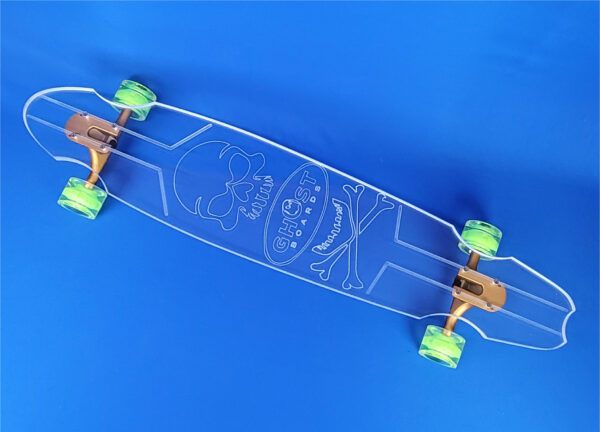 NEW - Ghost Logo Skull Longboard
