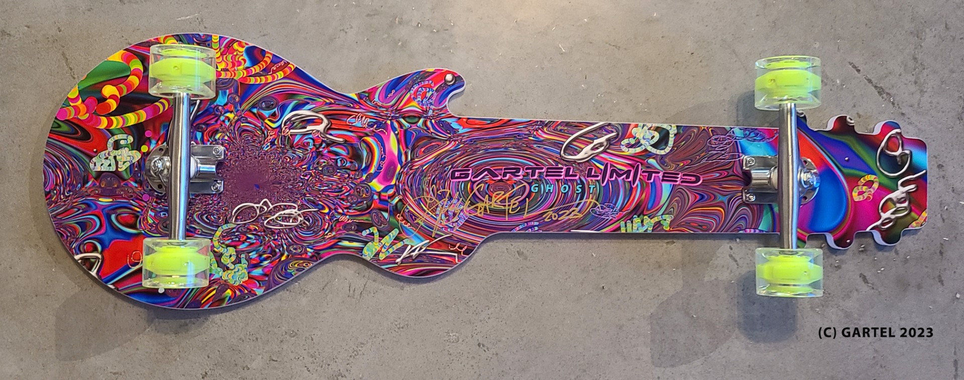 Limited Edition Gartel Art Skateboard Number 4 out of 5