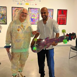 Electric Guitar Longboard Gartel Limited Ghost