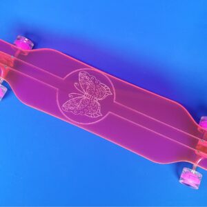 40″ Platypus Butterfly Longboard in Pink