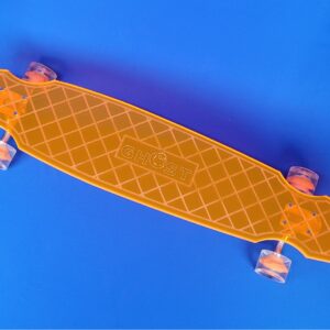 Custom longboard skateboard 40″ Wheel Cut Waffle