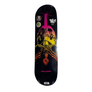 Powell Peralta Skull and Sword Fade to Orange 9.0″